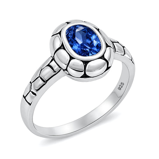 Silver CZ Ring