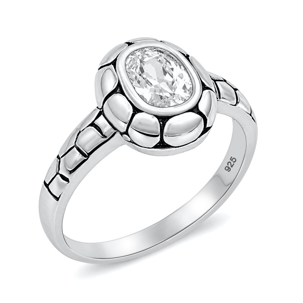 Silver CZ Ring