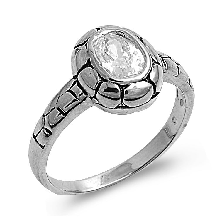 Silver CZ Ring