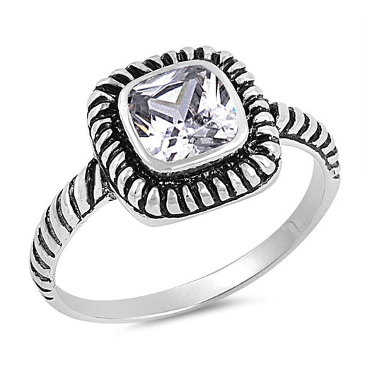 Silver CZ Ring