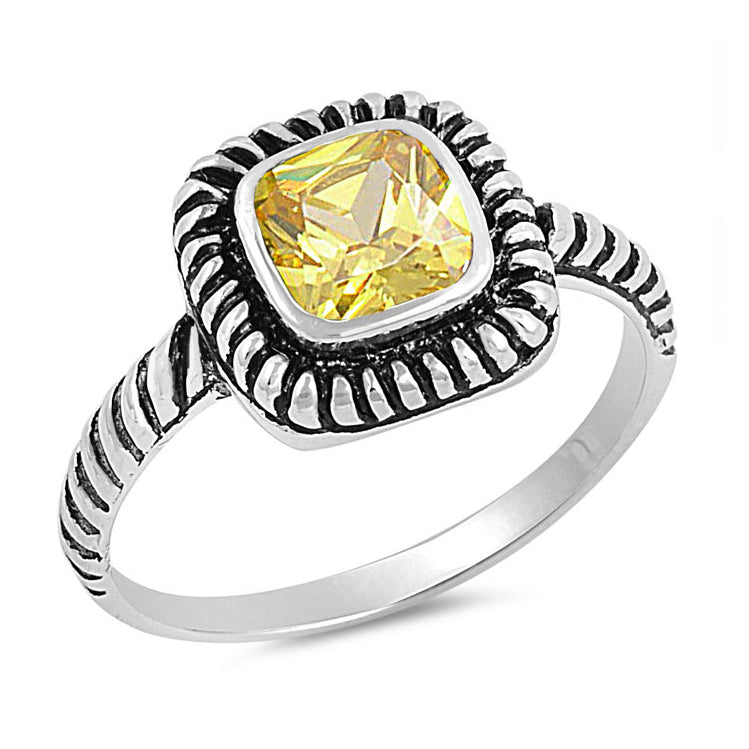 Silver CZ Ring