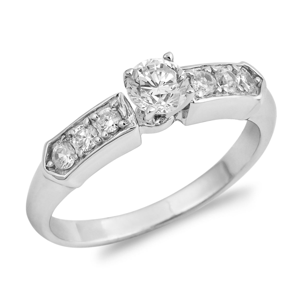 Silver CZ Ring