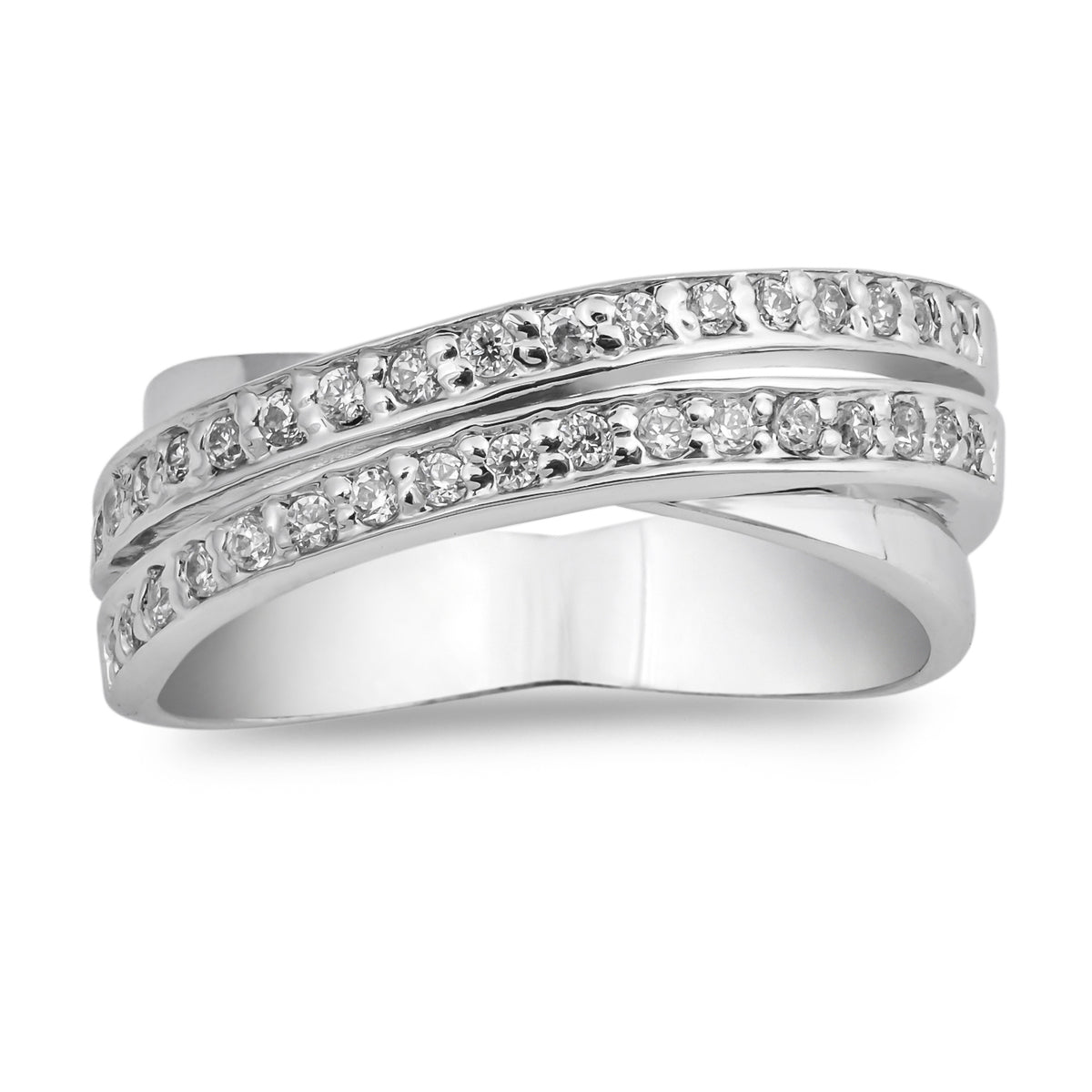 Silver CZ Ring
