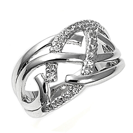 Silver CZ Ring