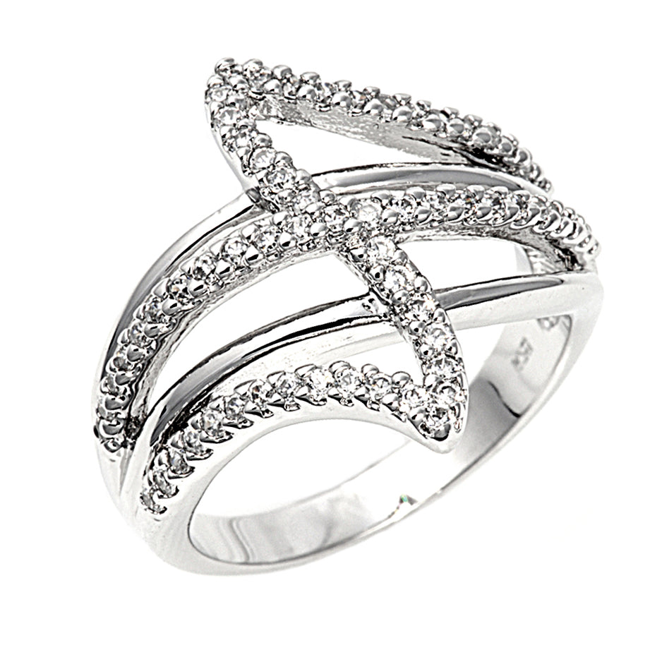 Silver CZ Ring