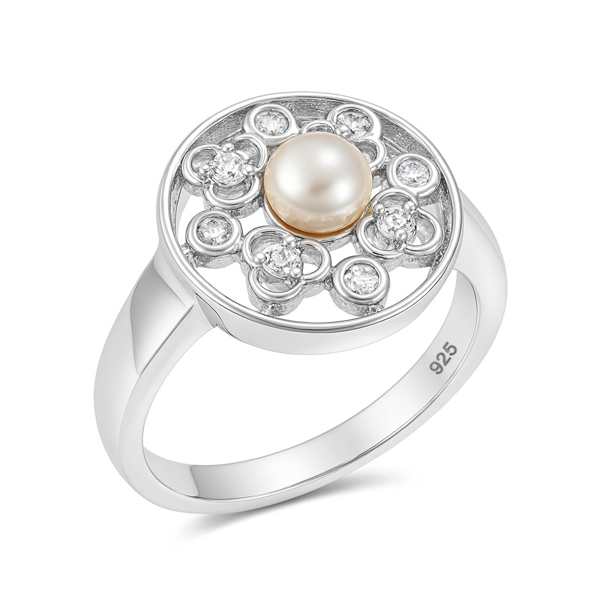 Silver CZ Ring