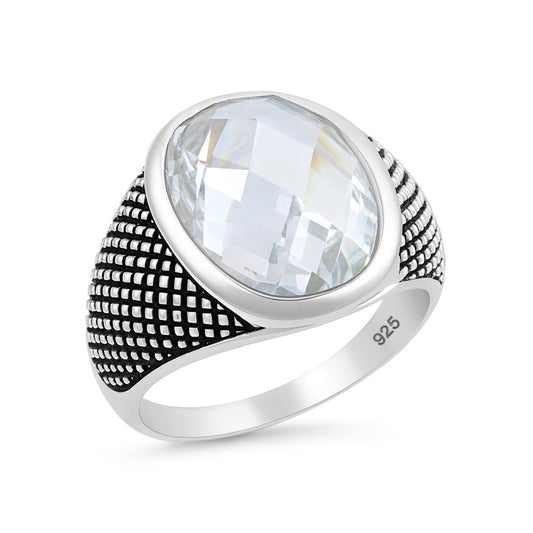 Silver CZ Ring