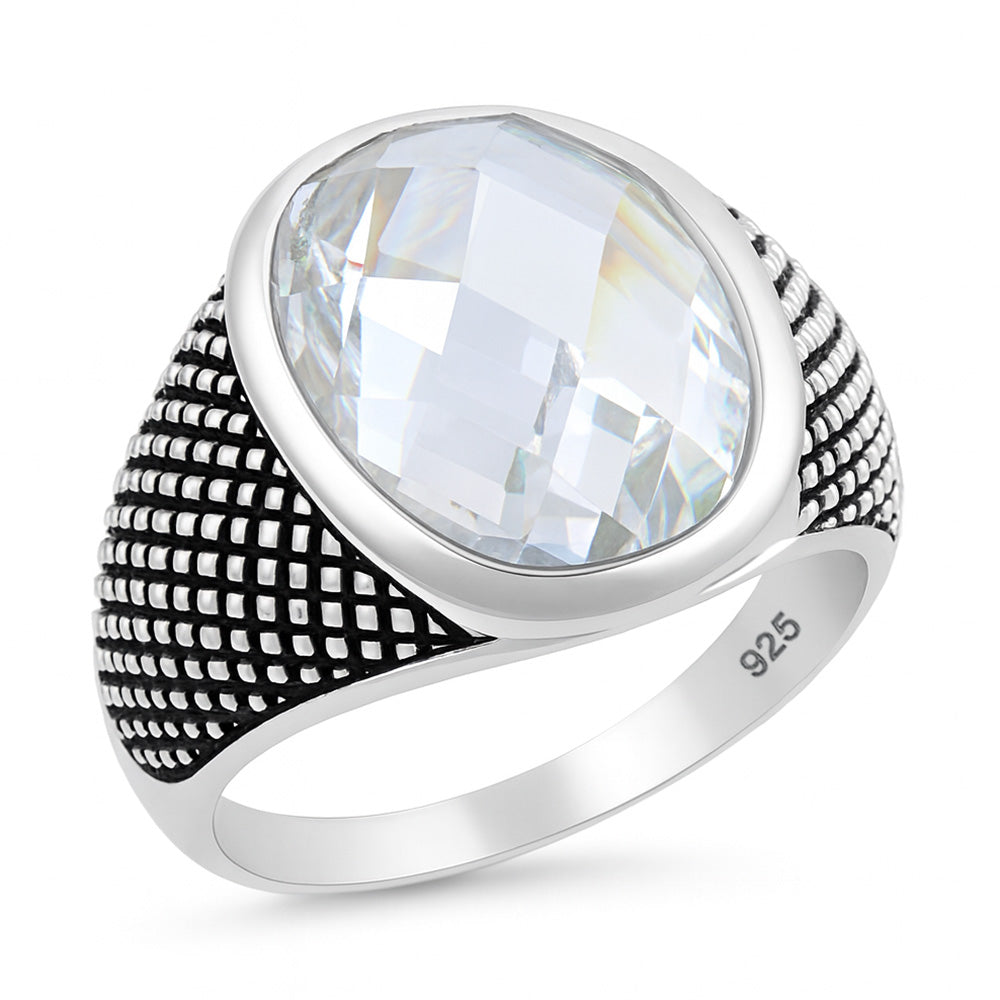 Silver CZ Ring