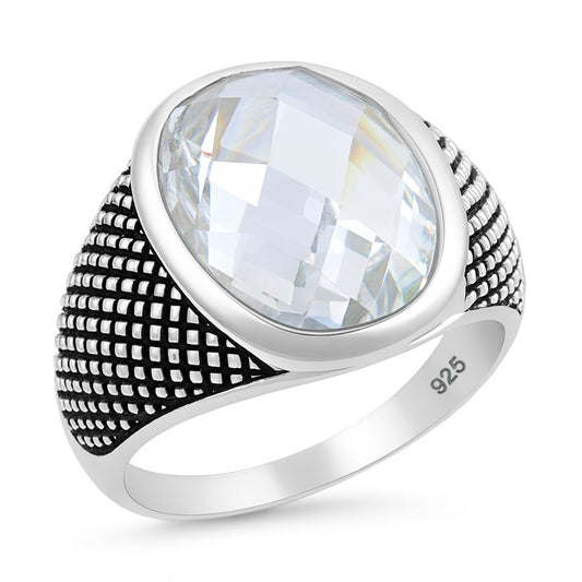 Silver CZ Ring
