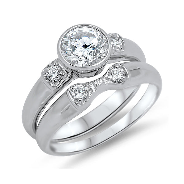 Silver CZ Ring