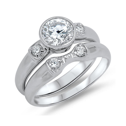 Silver CZ Ring