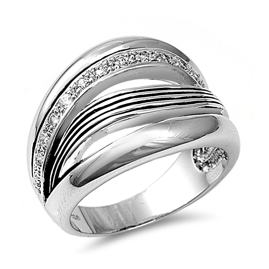 Silver CZ Ring