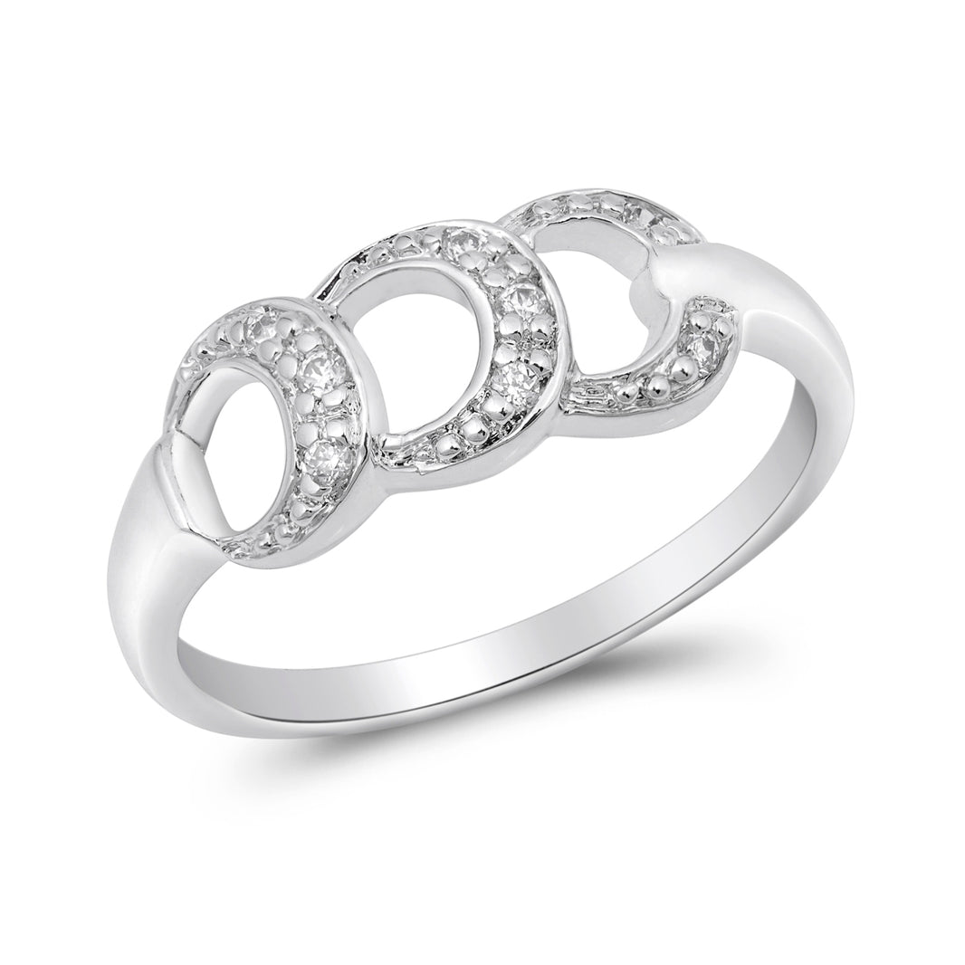 Silver CZ Ring