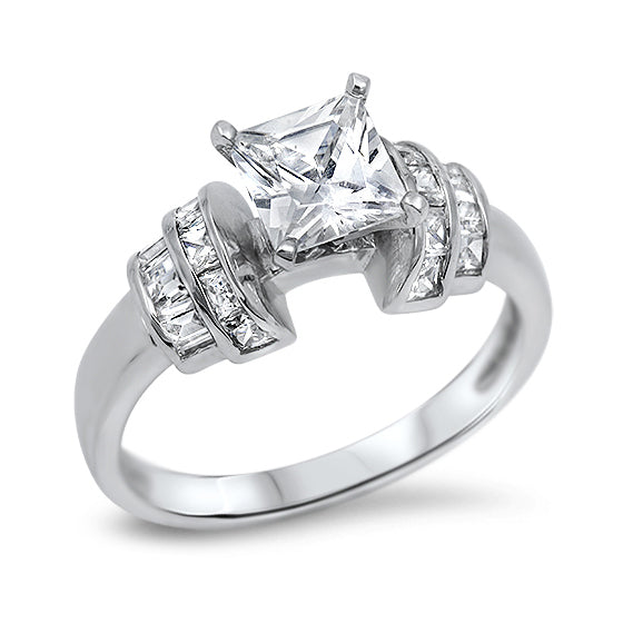 Silver CZ Ring