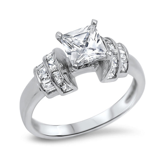 Silver CZ Ring
