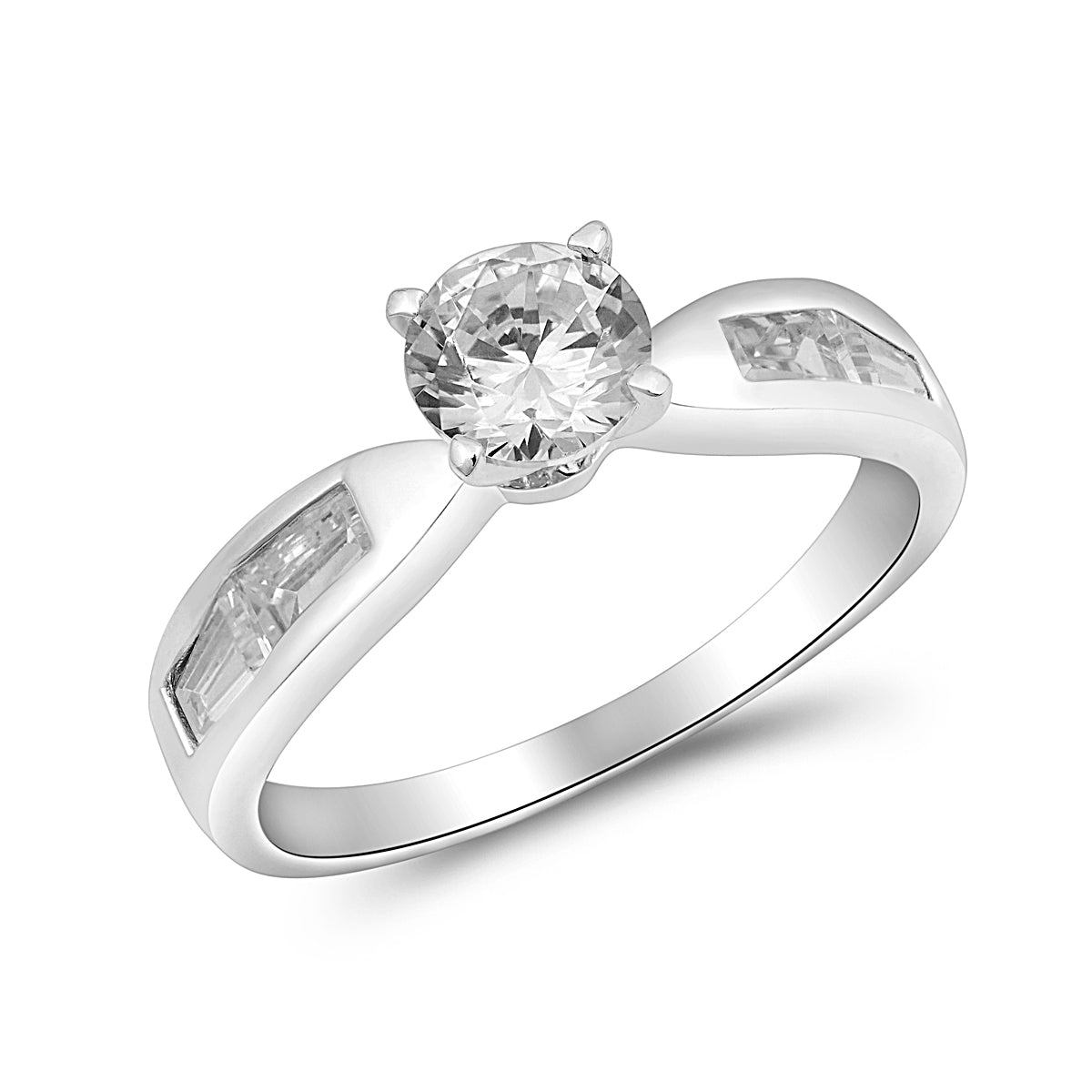 Silver CZ Ring