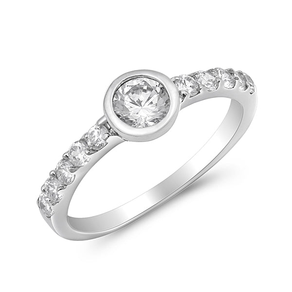 Silver CZ Ring