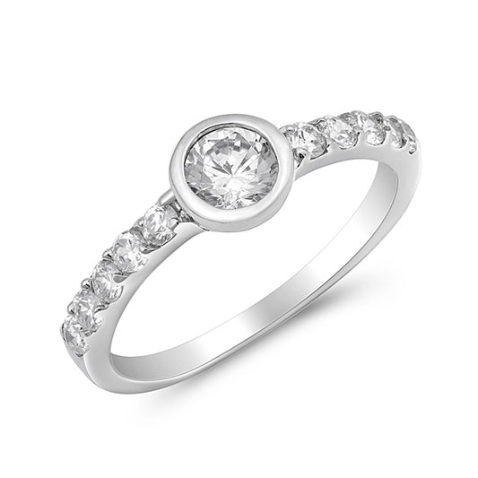 Silver CZ Ring