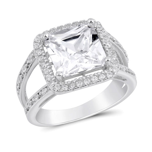 Silver CZ Ring
