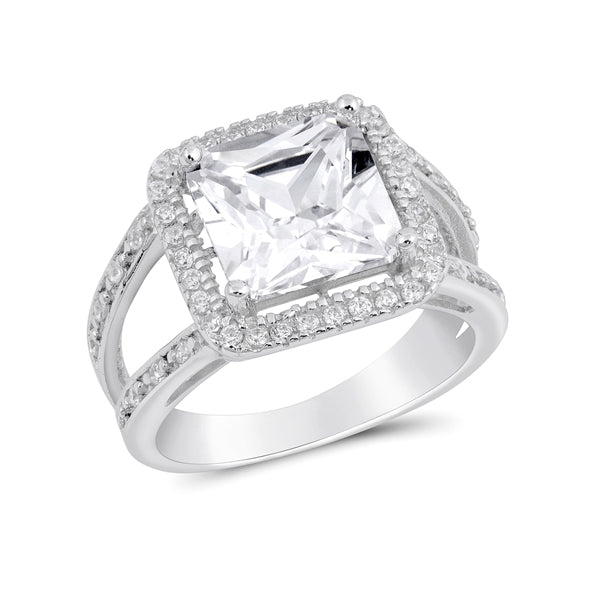 Silver CZ Ring