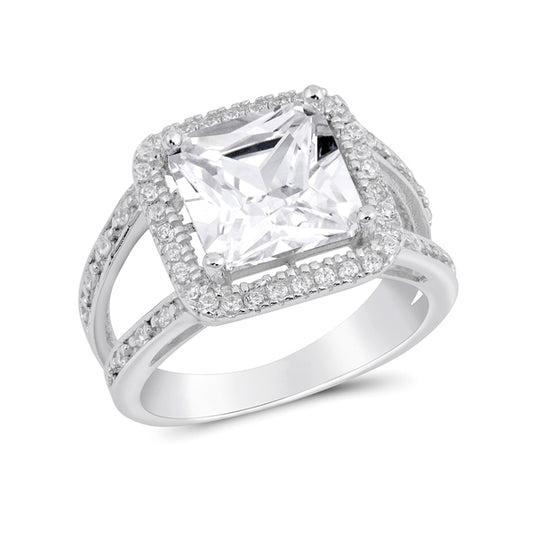 Silver CZ Ring