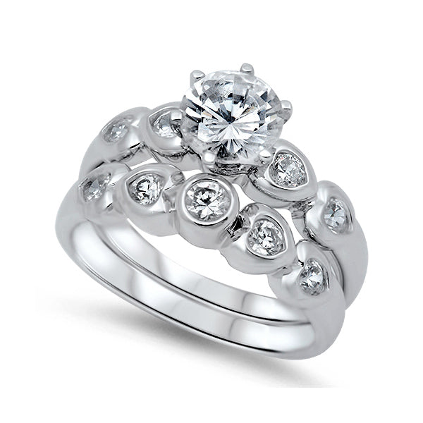 Silver CZ Ring