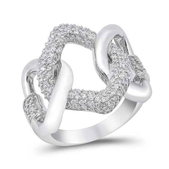 Silver CZ Ring