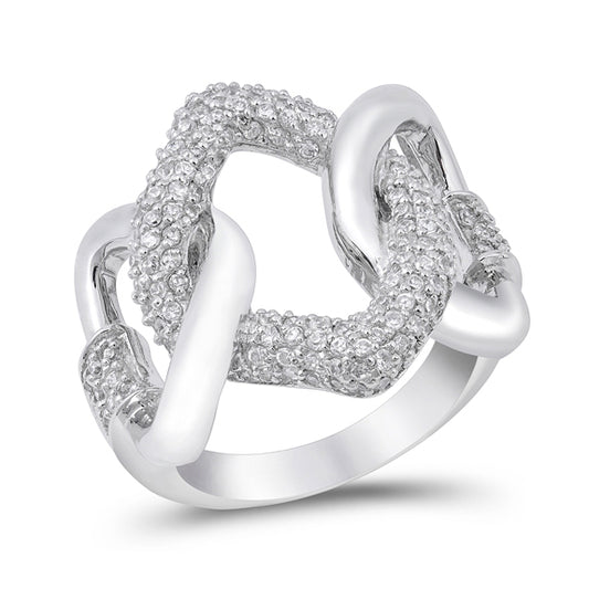 Silver CZ Ring