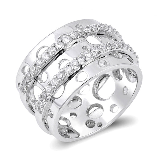Silver CZ Ring