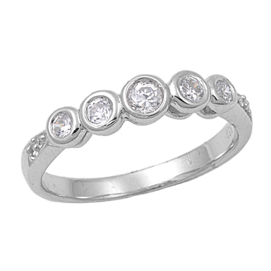 Silver CZ Ring