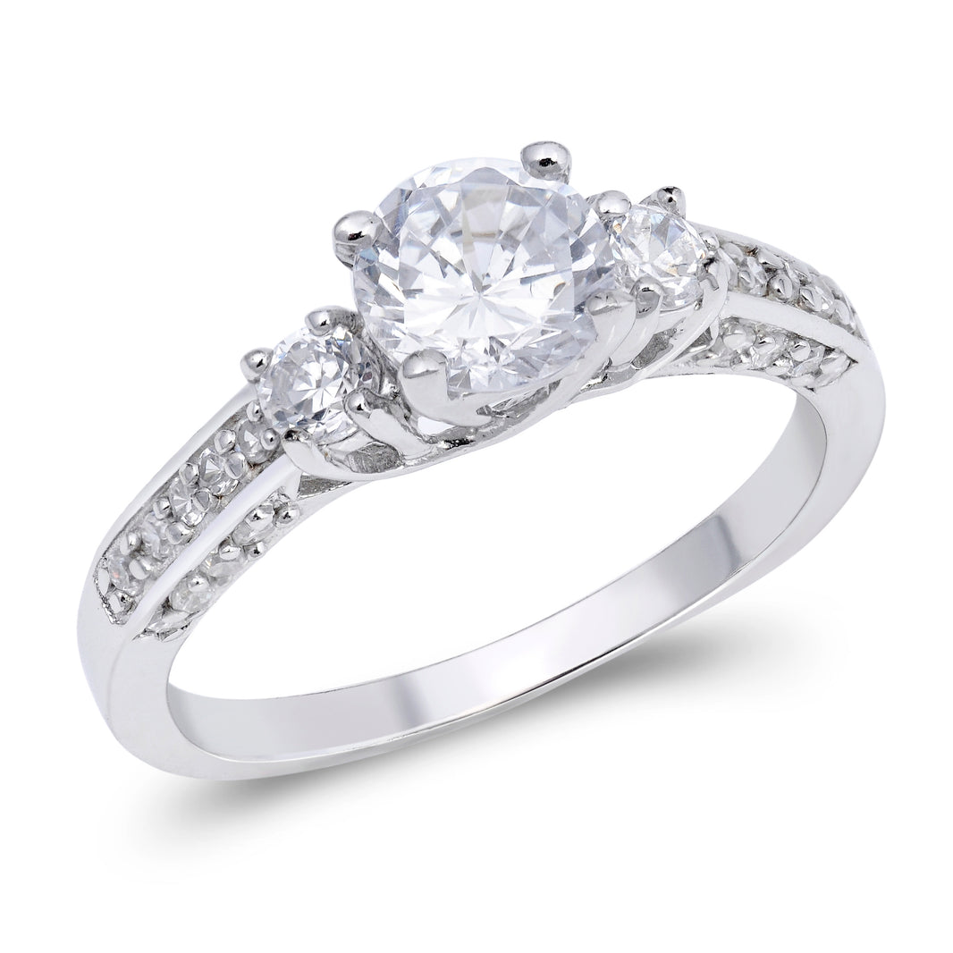 Silver CZ Ring