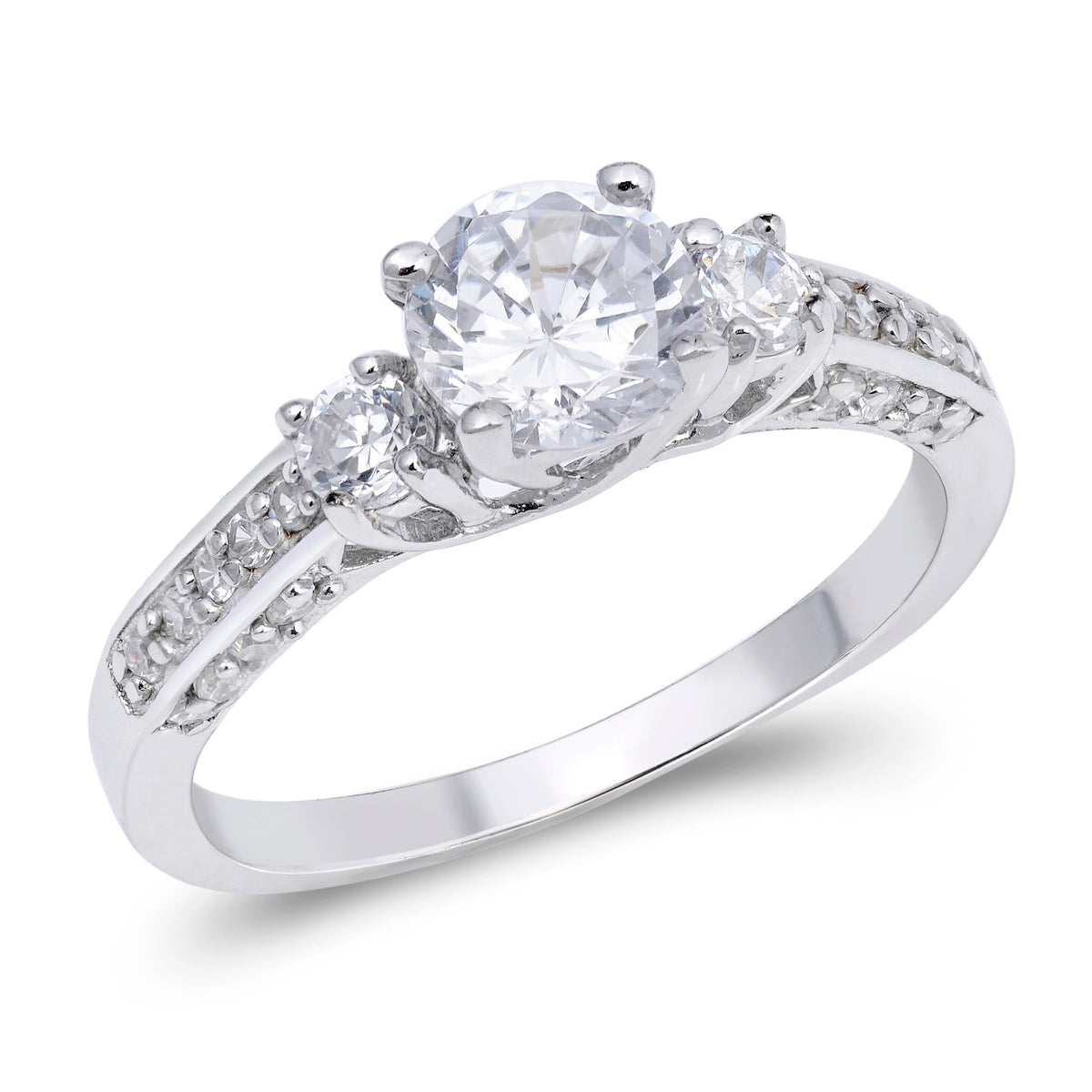 Silver CZ Ring