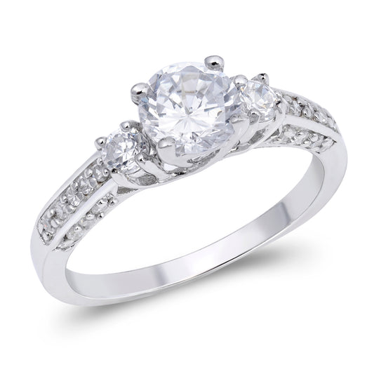 Silver CZ Ring