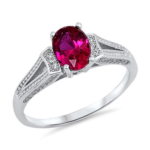 Silver CZ Ring