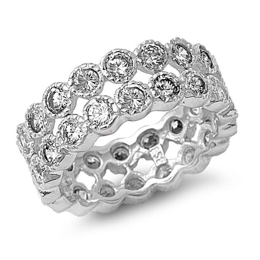 Silver CZ Ring