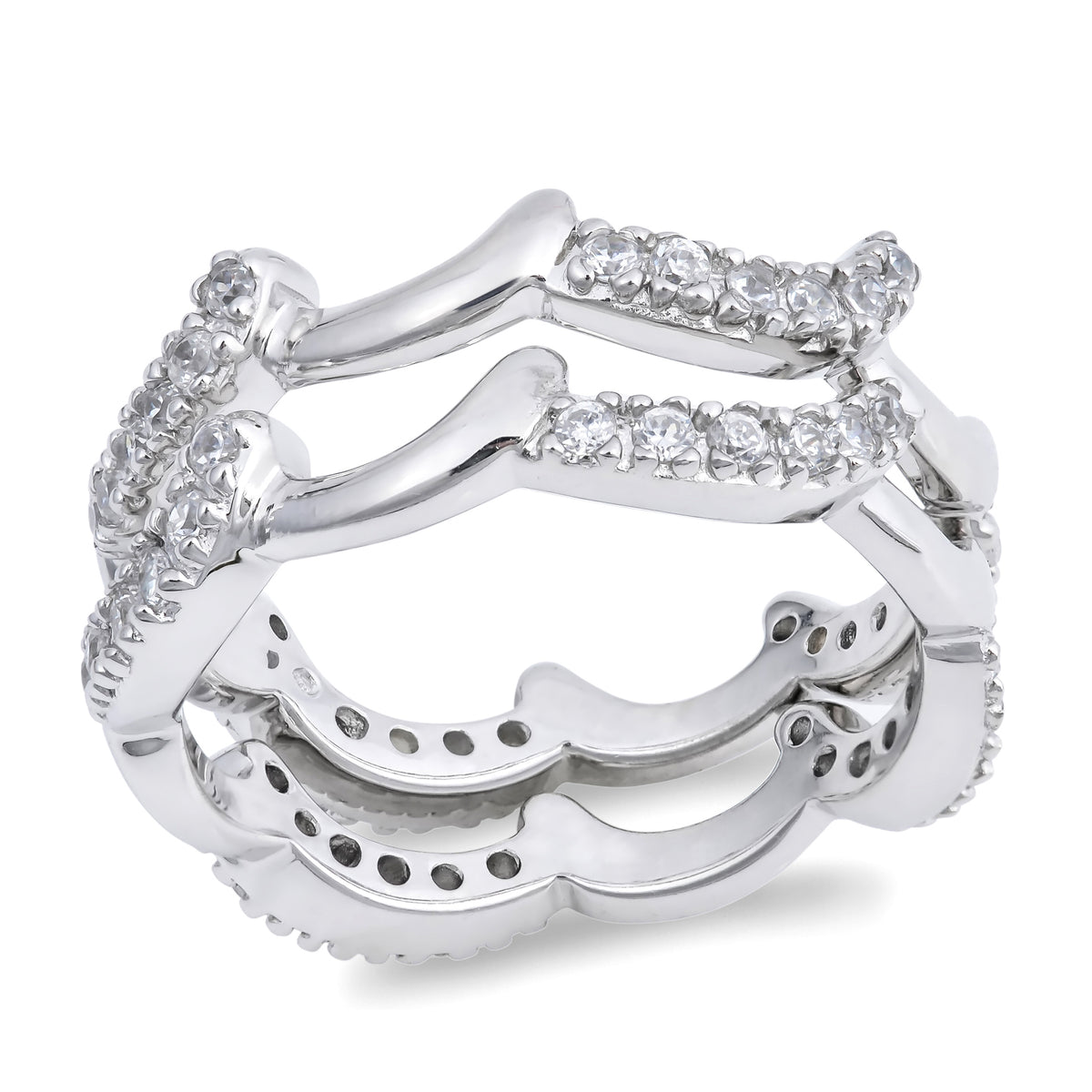 Silver CZ Ring