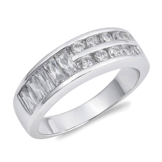 Silver CZ Ring