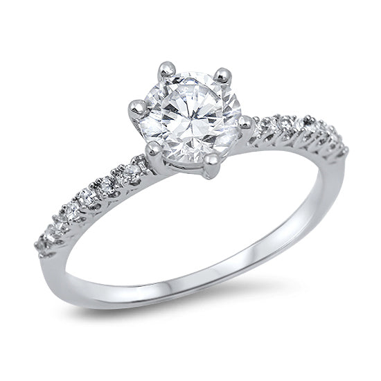 Silver CZ Ring