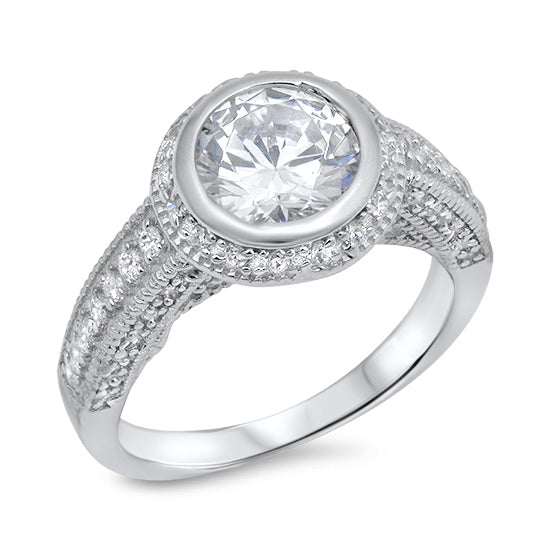 Silver CZ Ring