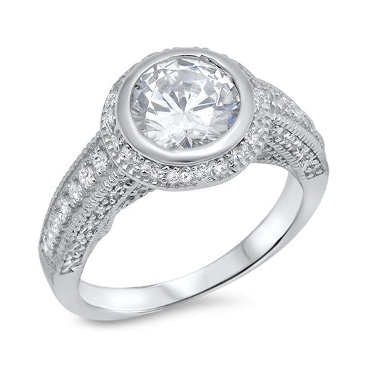 Silver CZ Ring