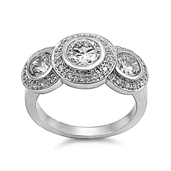 Silver CZ Ring