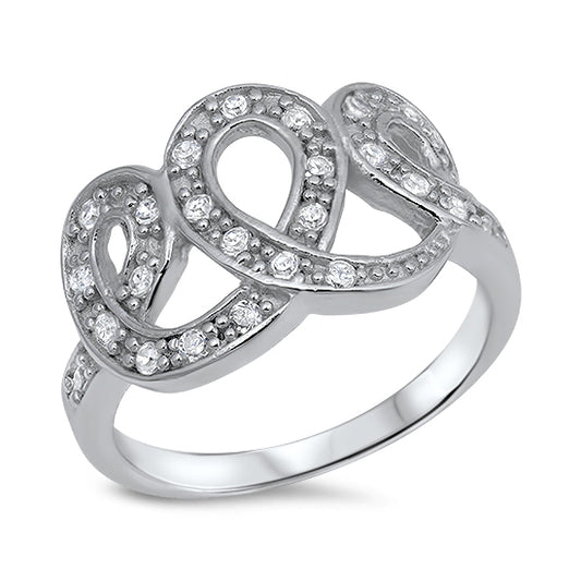Silver CZ Ring