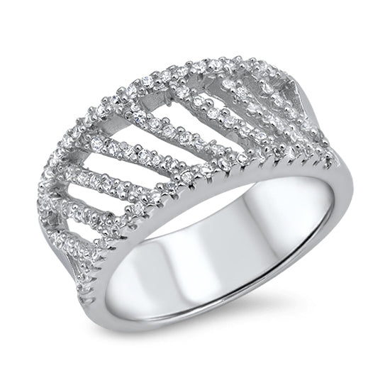 Silver CZ Ring