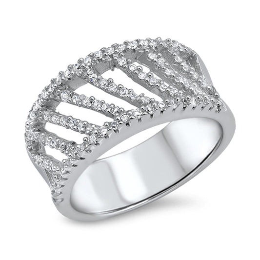 Silver CZ Ring
