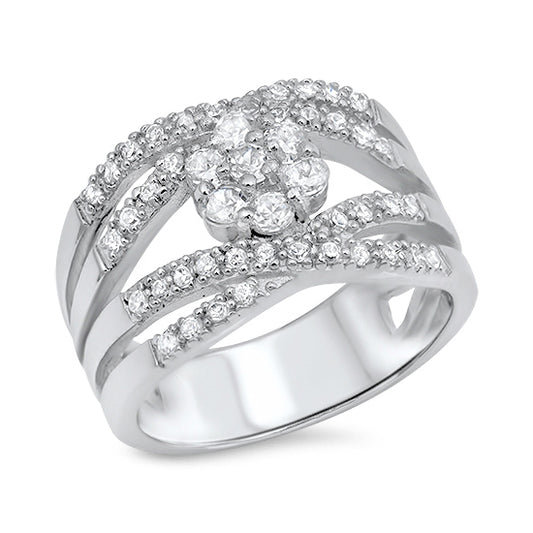 Silver CZ Ring