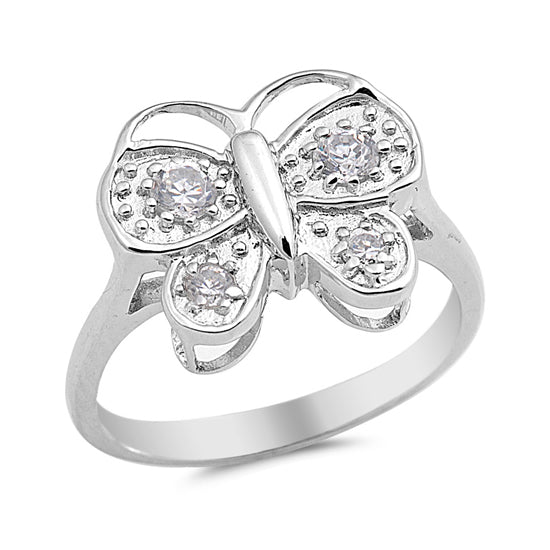 Silver CZ Ring