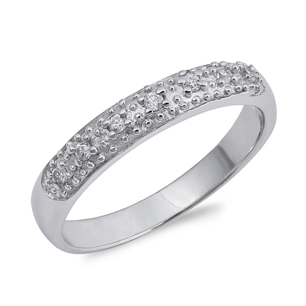 Silver CZ Ring