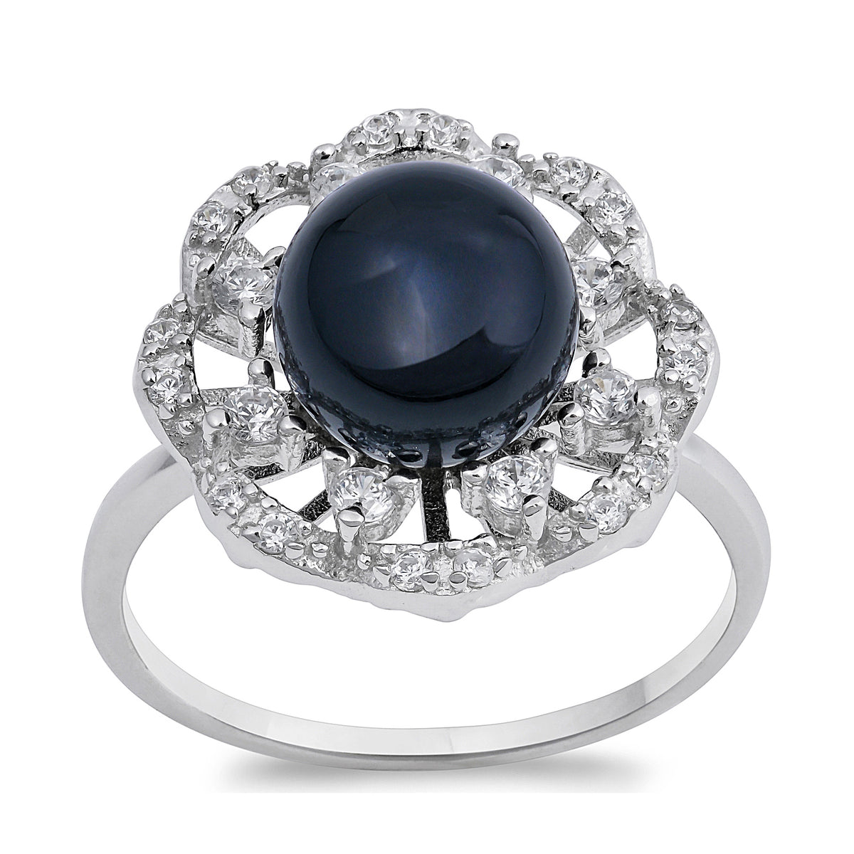 Silver CZ Ring