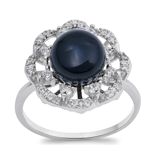 Silver CZ Ring