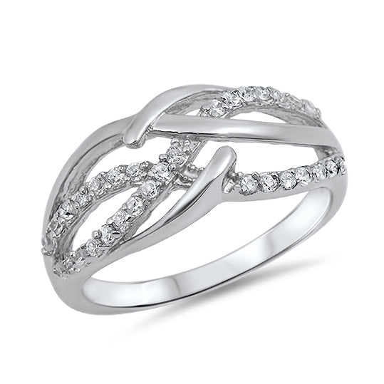 Silver CZ Ring